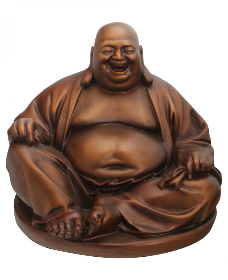 The image of the Laughing Buddha is based on a wandering monk who lived centuries ago. 